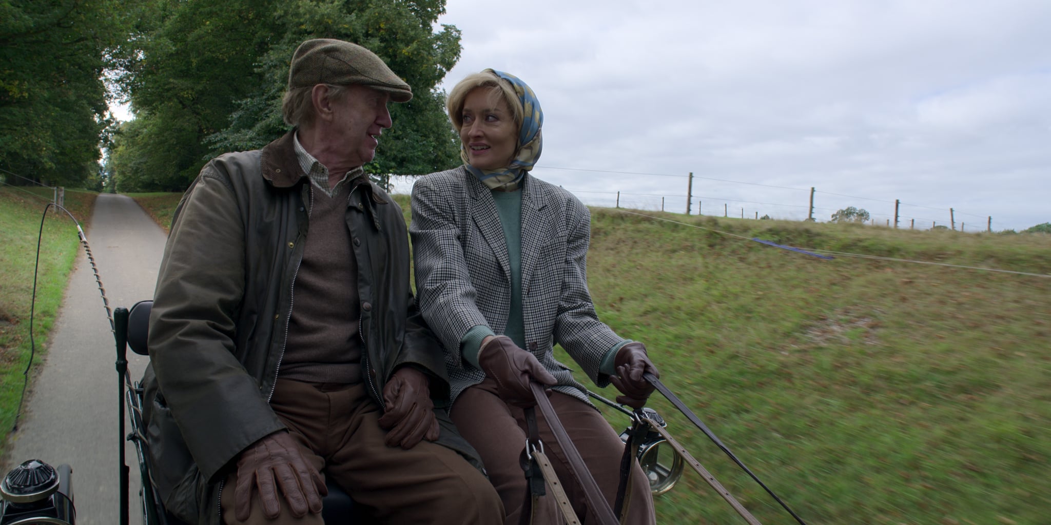 Penny Knatchbull and Prince Philip in The Crown