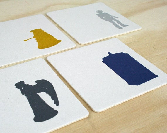 letterpress coaster set
