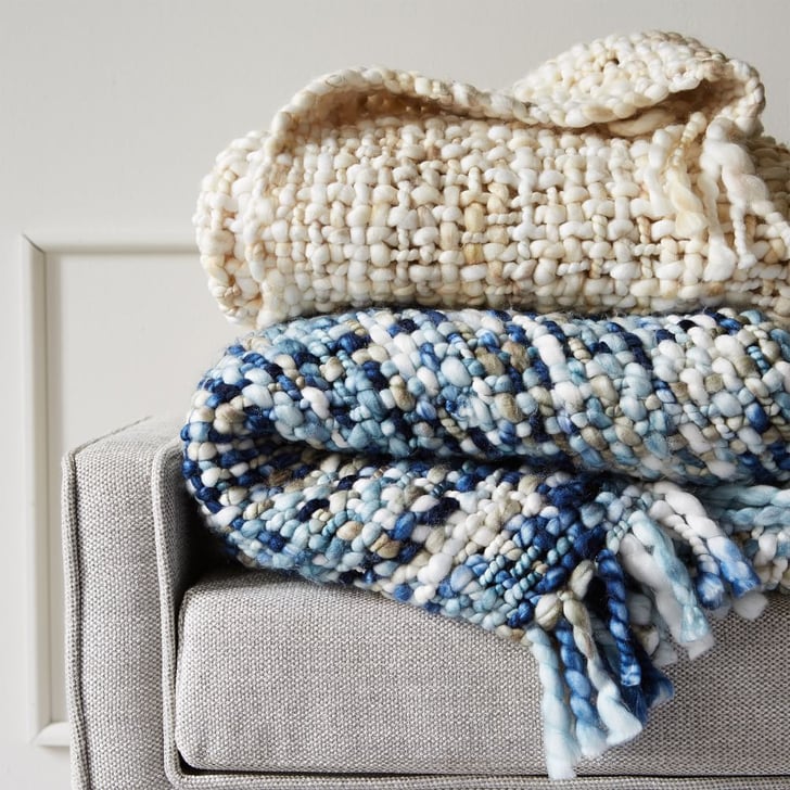 West Elm Marled Basketweave Throw The Best and Coolest Home Decor