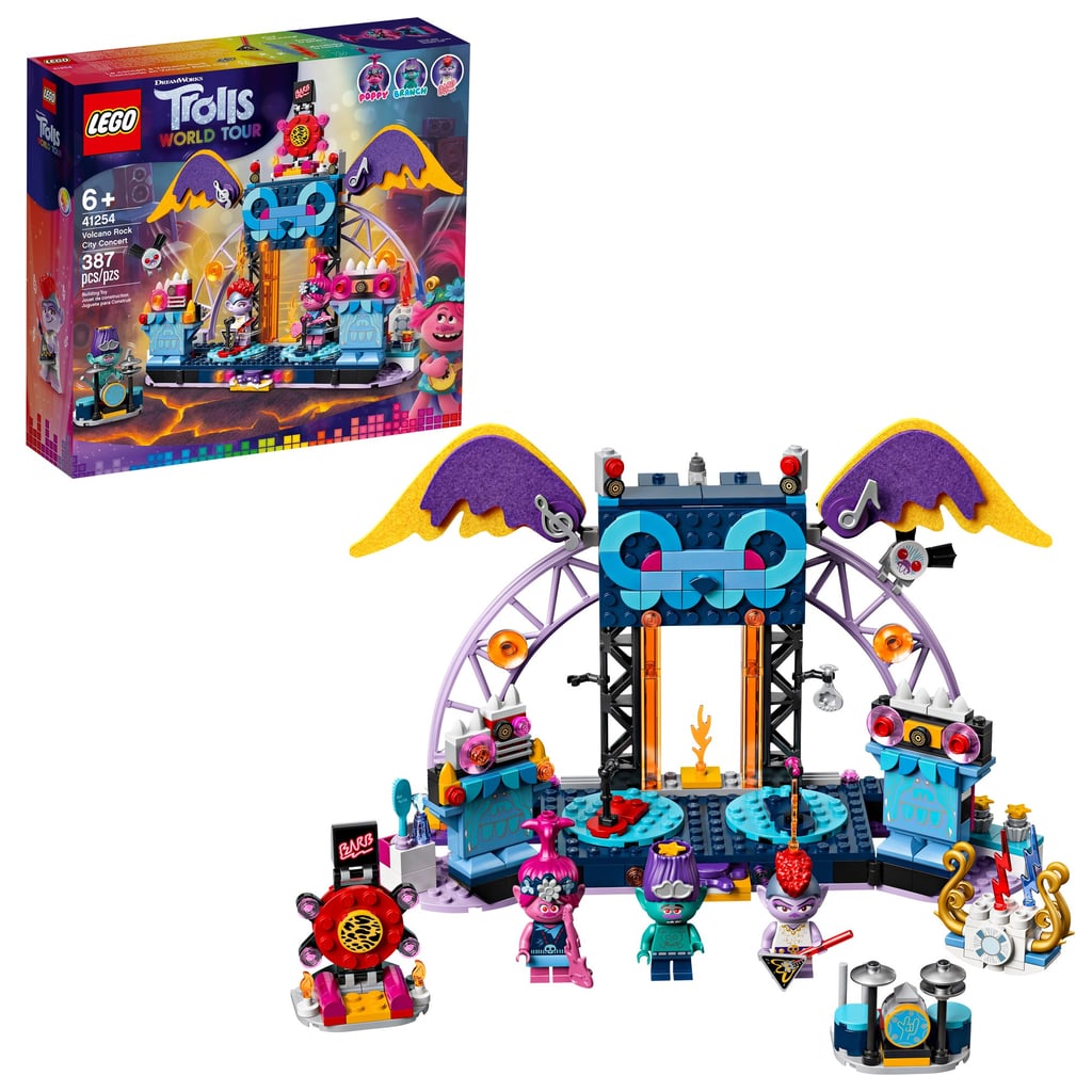 Lego Trolls World Tour Volcano Rock City Concert Set