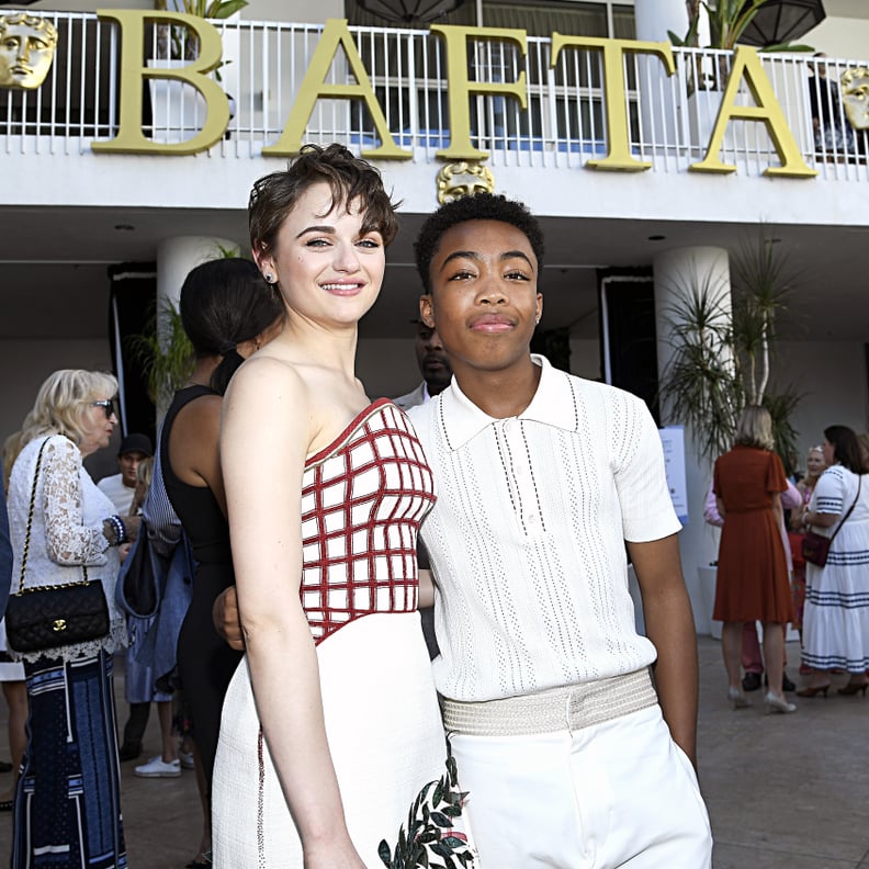 Asante Blackk and Joey King at the BAFTA Los Angeles and BBC Tea Party