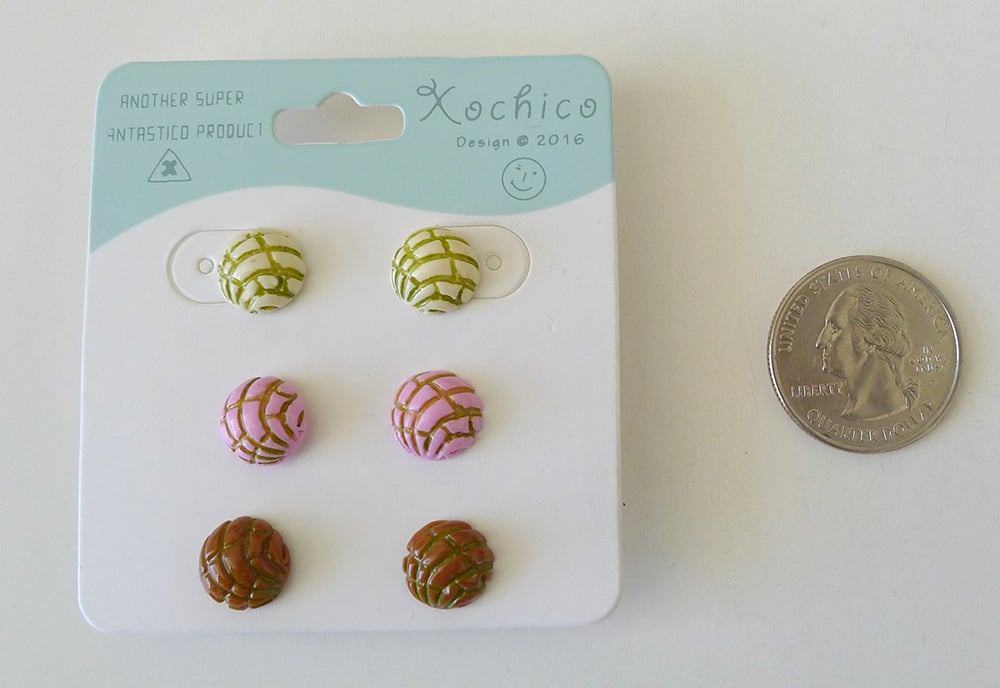 Earrings that everyone will give you compliments on. 
Pan Dulce Stud Earrings ($10)