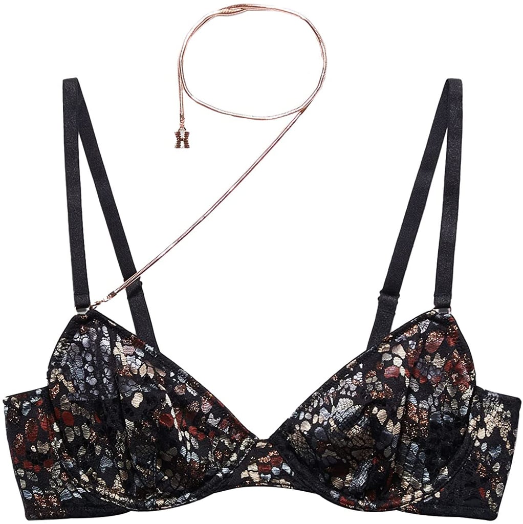 Savage X Fenty Cold-Hearted Snake Unlined Lace Demi Bra
