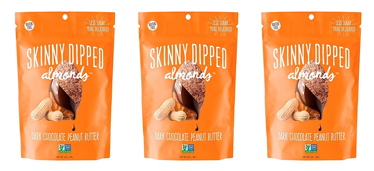 Skinny Dipped Almonds Dark Chocolate Peanut Butter Review POPSUGAR