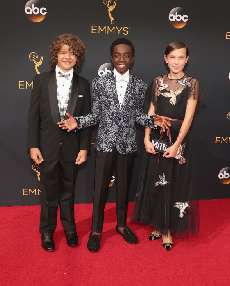 Gaten Matarazzo, Caleb McLaughlin, and Millie Bobby Brown