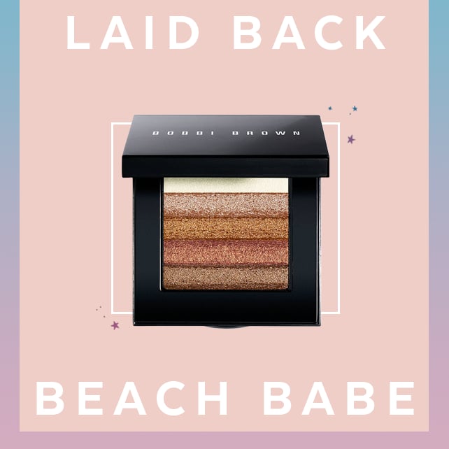 The Laid Back Beach Babe loves a multi-use product, and this Shimmer Brick Compact ($48) brings new meaning to the word "multi." Use on the apple of your cheeks for a traditional glow, on the tip of your nose for sun-kissed look, or all over for something sparkly and bronze.