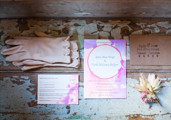 Watercolor Invites