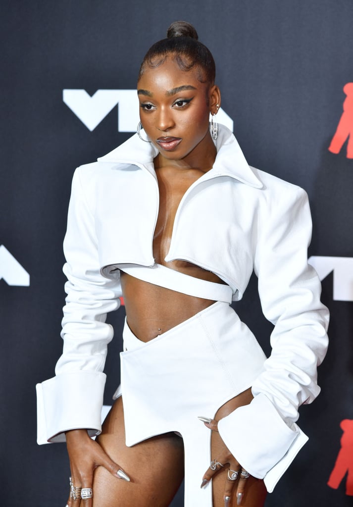 Normani's Silver Chrome Nails