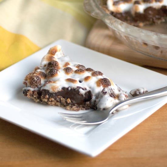 Dark Chocolate Marshmallow Pie