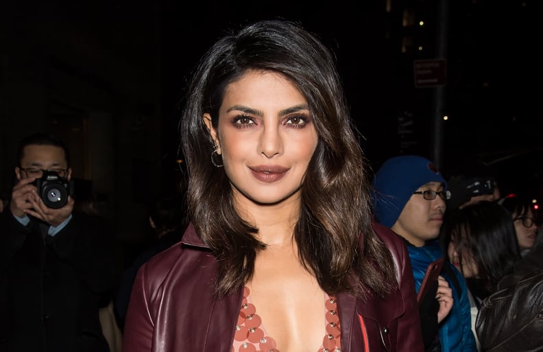 NEW YORK, NY - FEBRUARY 09:  Actress Priyanka Chopra is seen arriving to the Bottega Veneta fashion show during New York Fashion Week at New York Stock Exchange on February 9, 2018 in New York City.  (Photo by Gilbert Carrasquillo/GC Images)