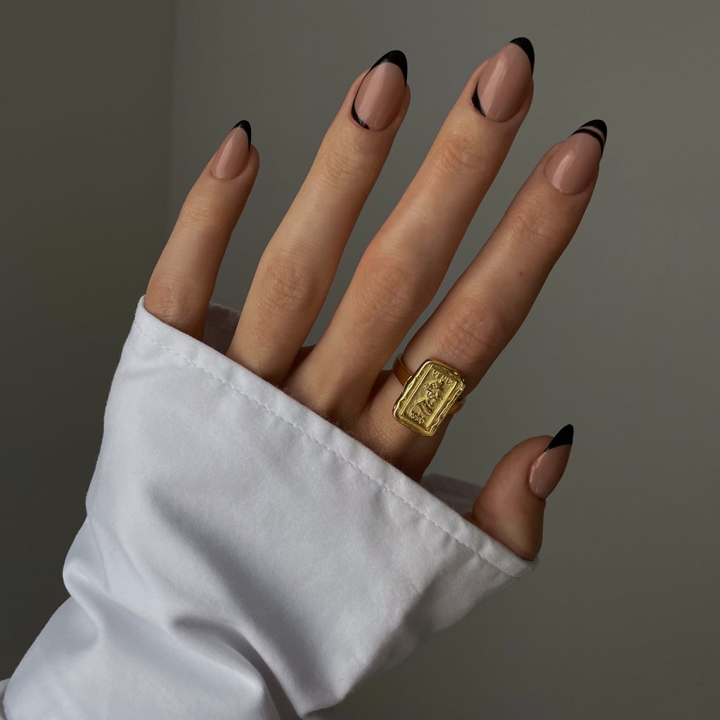 The Reverse French Manicure Is a Spin on the Classic Look