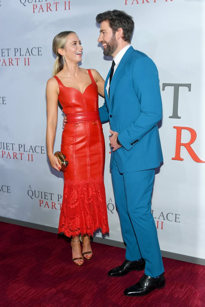 Emily Blunt and John Krasinski at A Quiet Place 2 Premiere