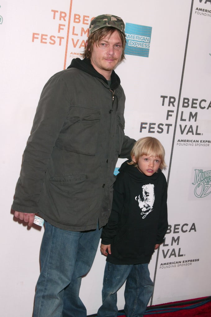 Norman Reedus and His Son Pictures