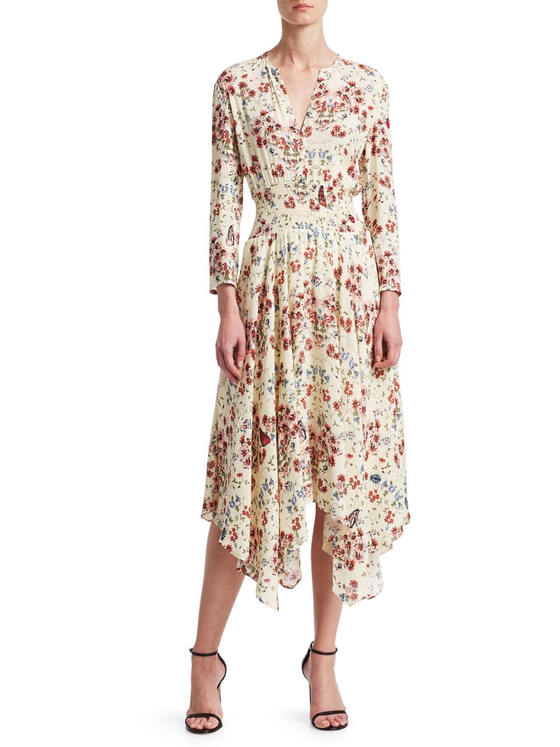 Shop It: Maje Rayne Handkerchief Midi Dress