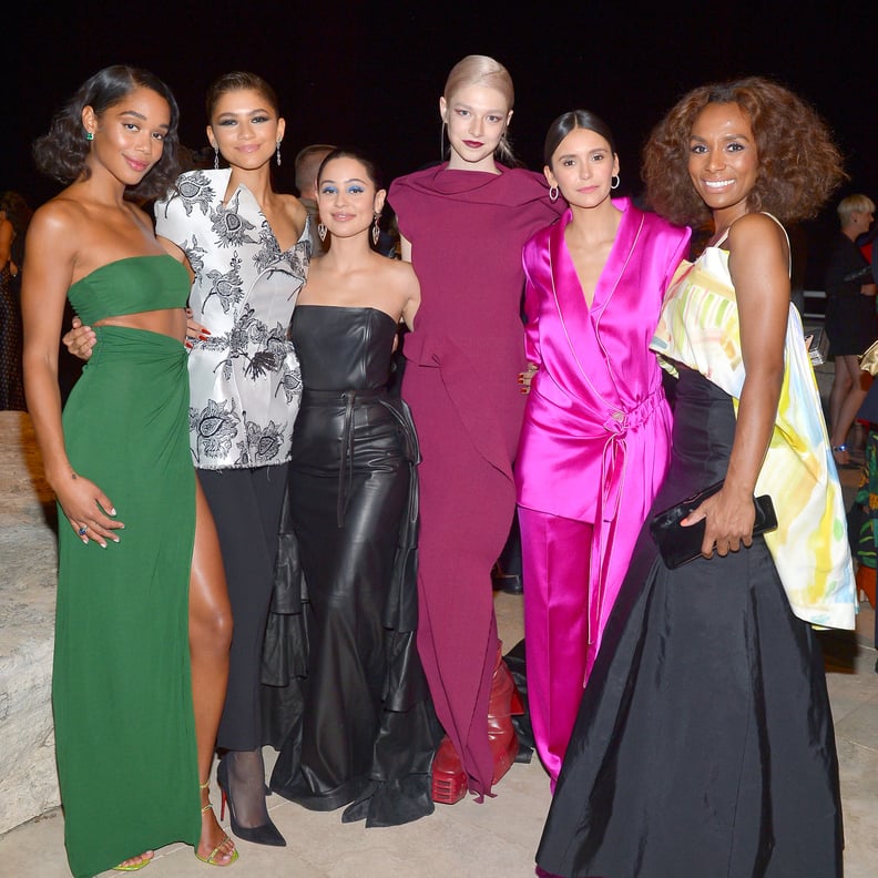 Laura Harrier, Zendaya, Alexa Demie, Hunter Schafer, Nina Dobrev, and Janet Mock at the InStyle Awards 2019