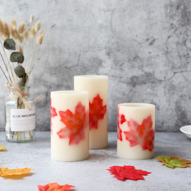 Maple Leaf Flameless Candles The Best Candles on Amazon For Fall 2019