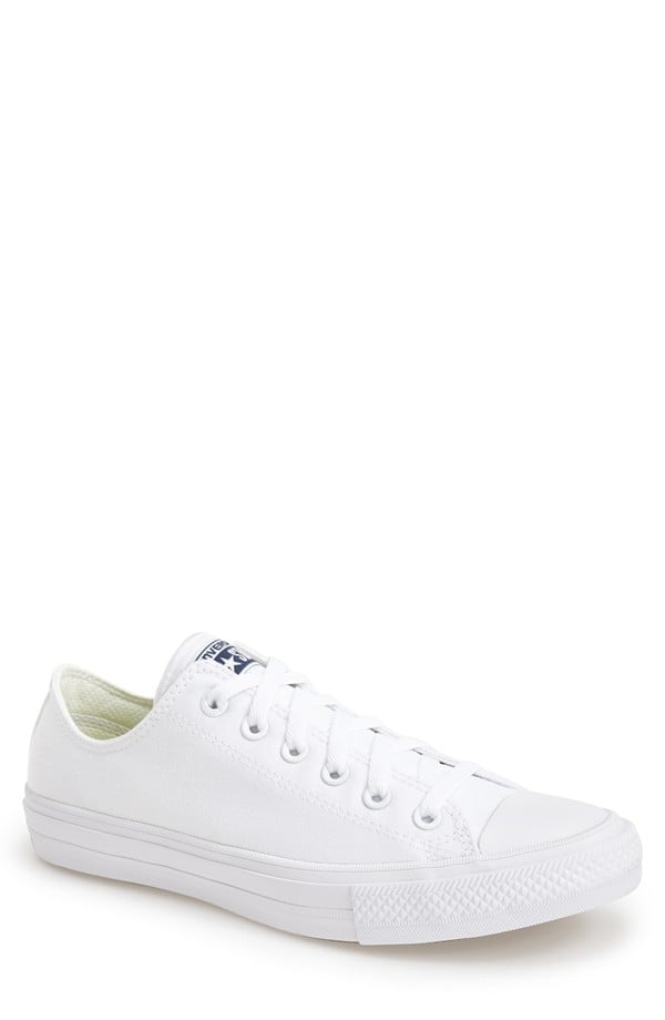 Knowing just how versatile Converse’s kicks are, I was overjoyed when the brand released the Chuck Taylor II. I’ve already added a  bright white pair ($70) to my cart and will happily trade out my old — and extremely worn out — kicks for this new and improved model.
— SS