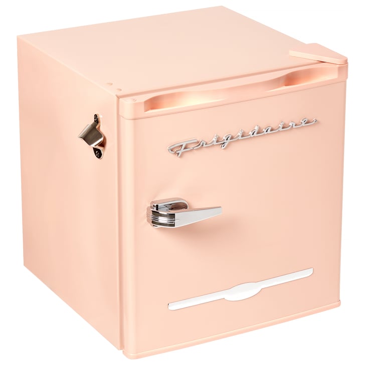 Frigidaire Retro Coral Mini Fridge With Side Bottle Opener Cute Dorm