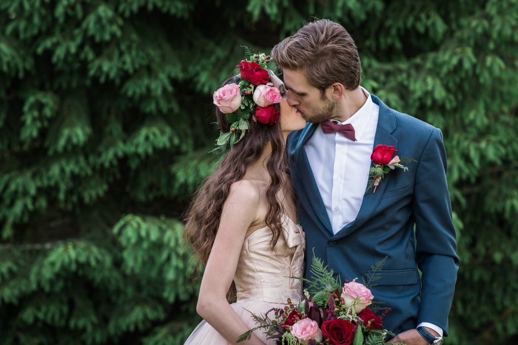 Woodsy Pink Bohemian Wedding