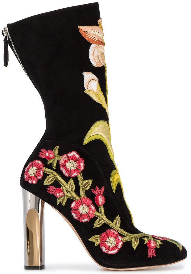 Alexander McQueen Medieval Embroidered Boots