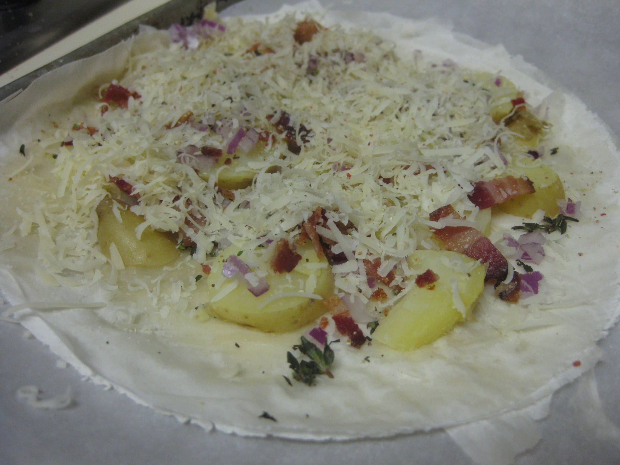 Say Cheese! Potato, Bacon, and Asiago Pizza POPSUGAR Food