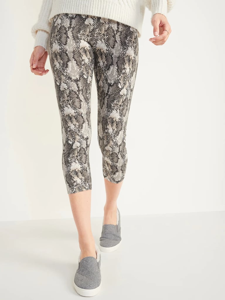 Old Navy High-Waisted Printed Cropped Leggings