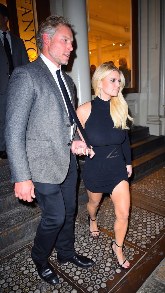 Jessica Simpson and Eric Johnson Out in NYC November 2015