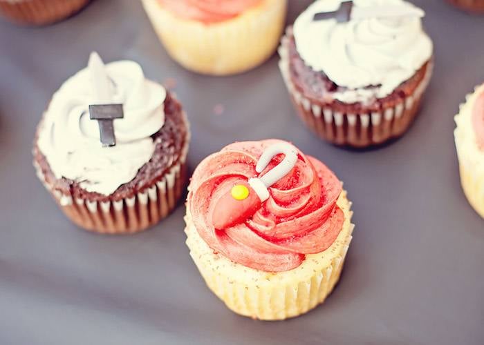 Sparkle Pirate Cupcakes