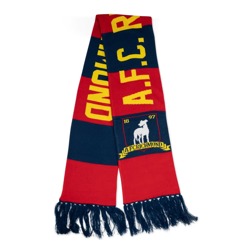 For the Chilly Season: A.F.C. Richmond Crest Scarf