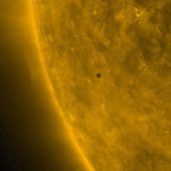 Mercury Passes in Front of the Sun Photos