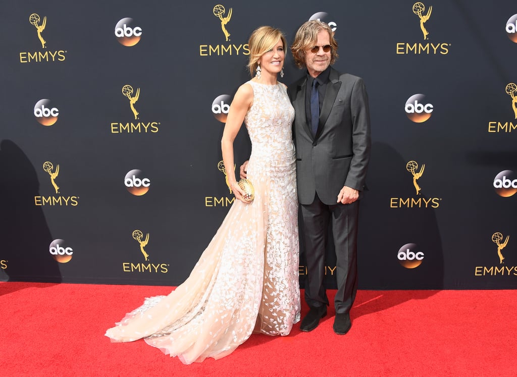 Felicity Huffman and William H. Macy at 2016 Emmys