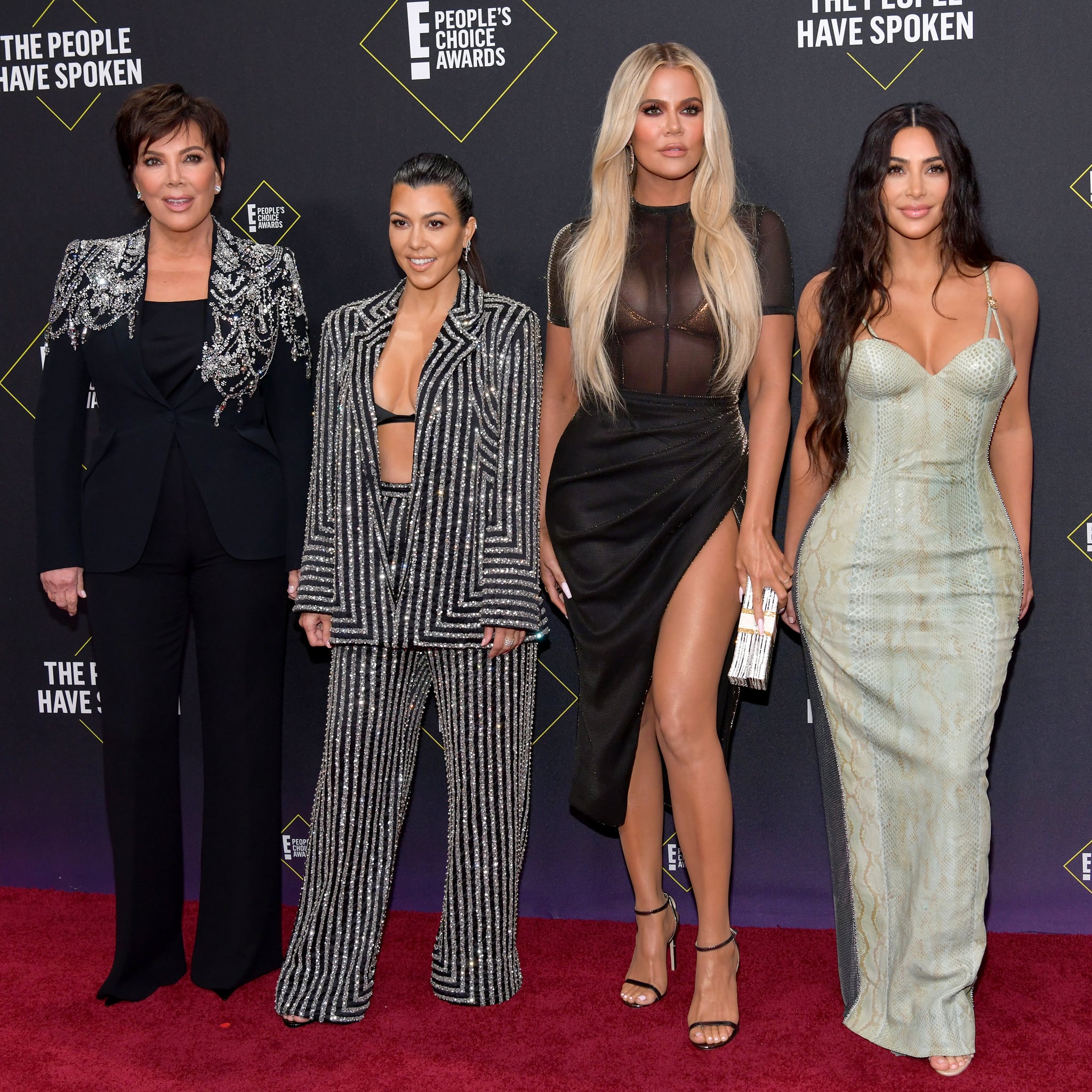 Kim Kardashian Interrupts Kourtney At People S Choice Awards Popsugar Celebrity