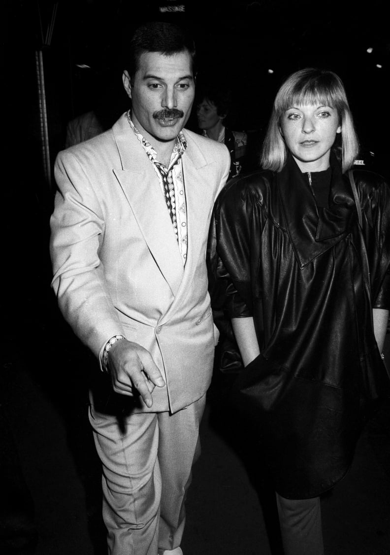 LONDON, UNITED KINGDOM - CIRCA 1988: Freddie Mercury with girlfriend Mary Austin on circa 1988 in London, England. (Photo by Tom Wargacki/WireImage)