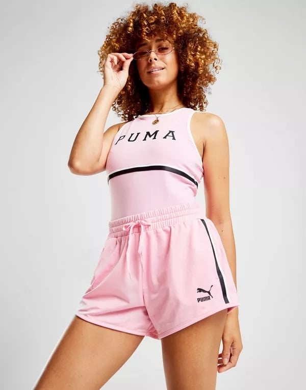 puma shorts and top