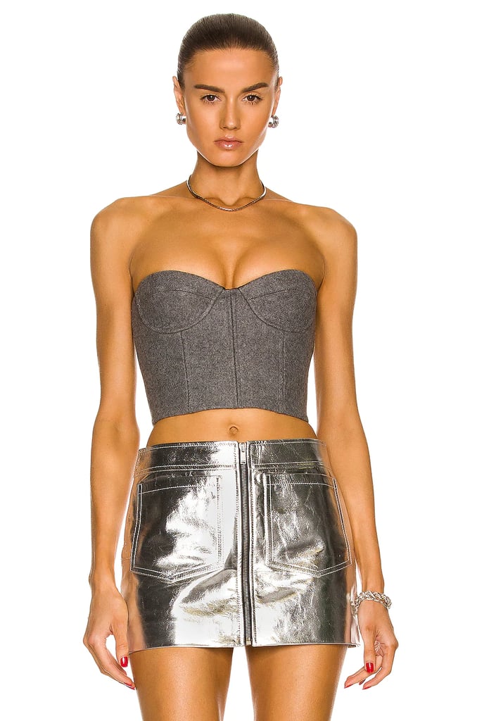 LaQuan Smith Strapless Bustier Top