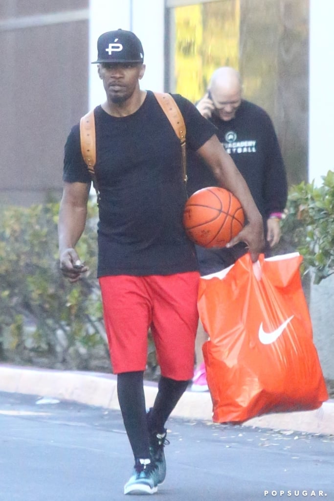Jamie Foxx and Katie Holmes on Valentine's Day 2018