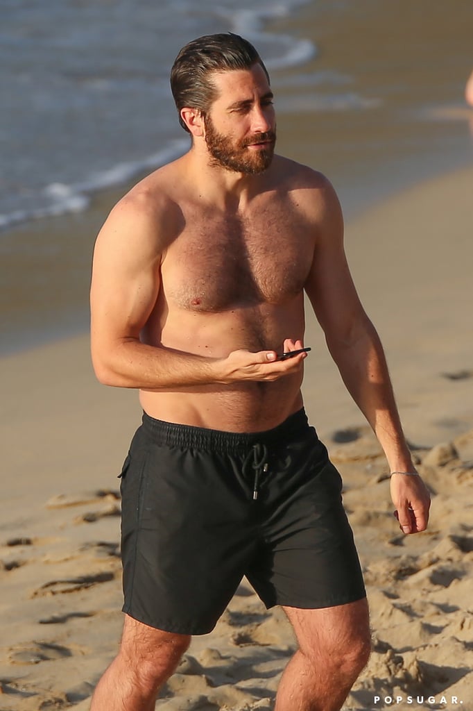 Jake Gyllenhaal Shirtless Pictures In St Barts January 2017 POPSUGAR