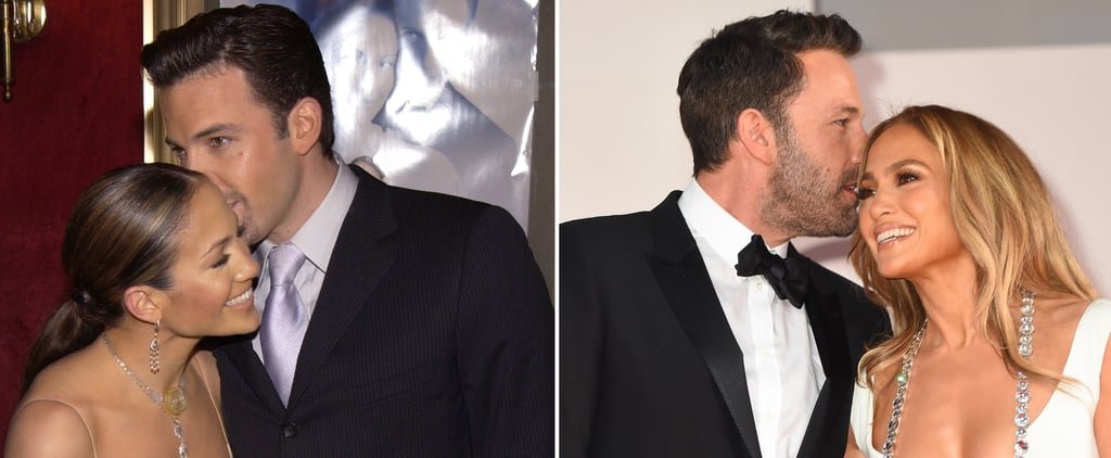 Jennifer Lopez Ben Affleck's Red Carpet Debut, Then and Now
