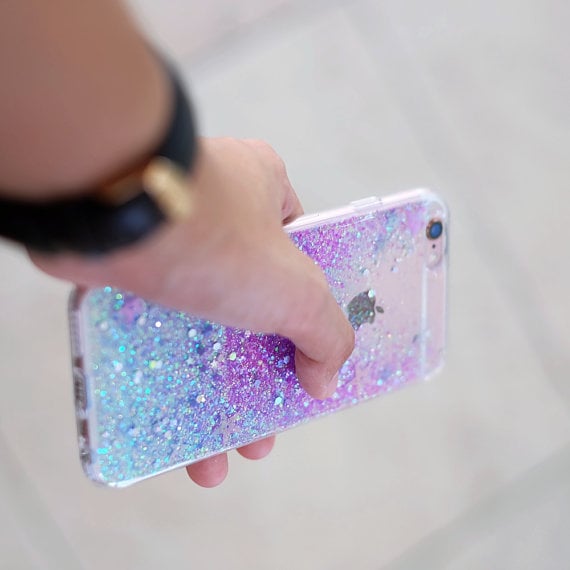 Ocean (Clear Border) Glitter Case
