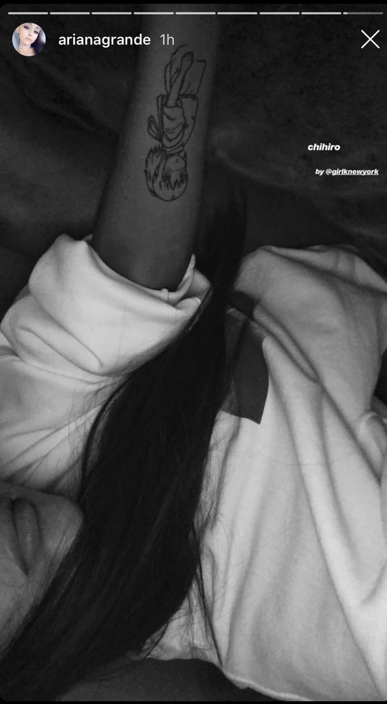 Ariana Grande's Chihiro Tattoo