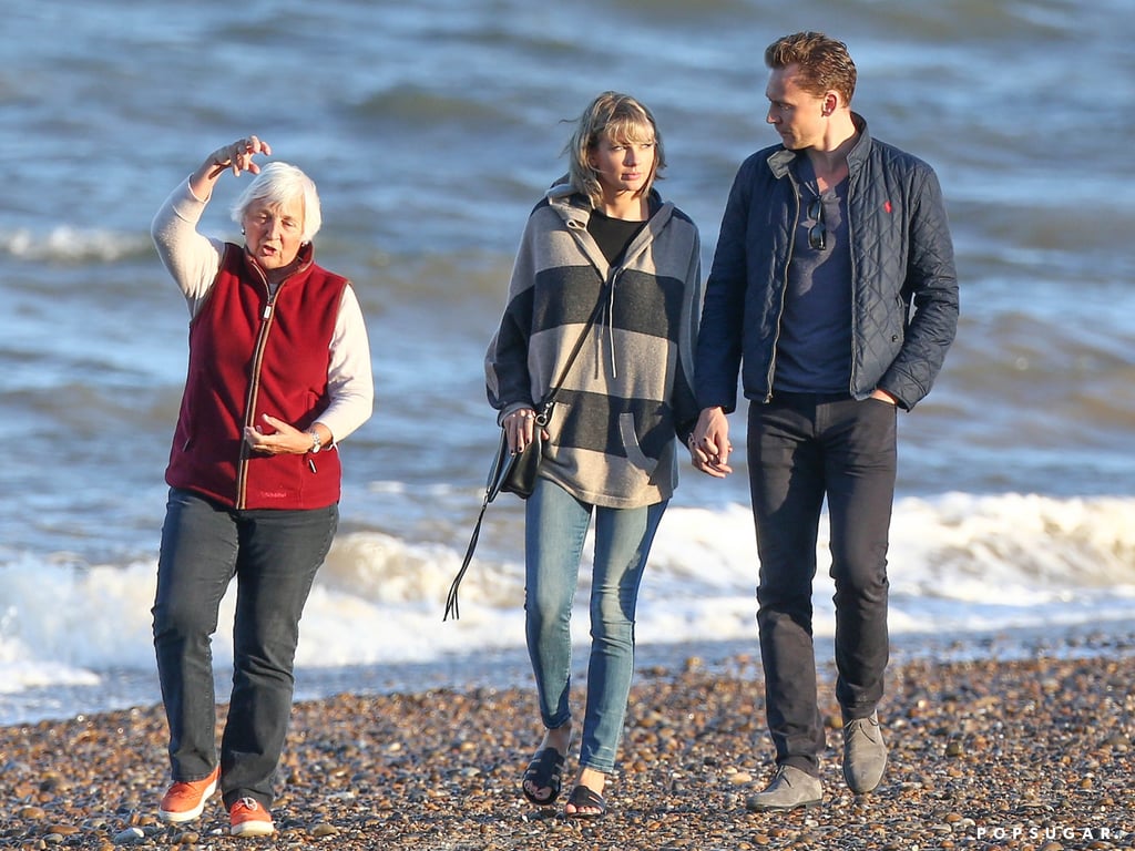 Taylor Swift and Tom Hiddleston With His Mom in the UK