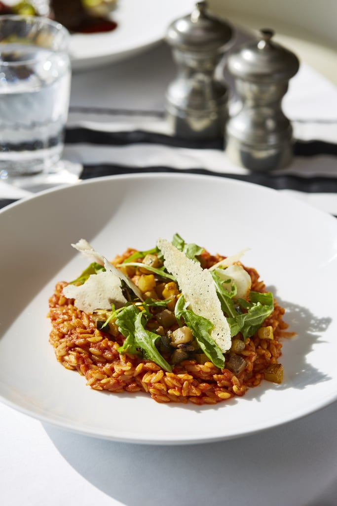 Risoni With Mediterranean Vegetables, Parmesan Crisp, Rocket | POPSUGAR ...