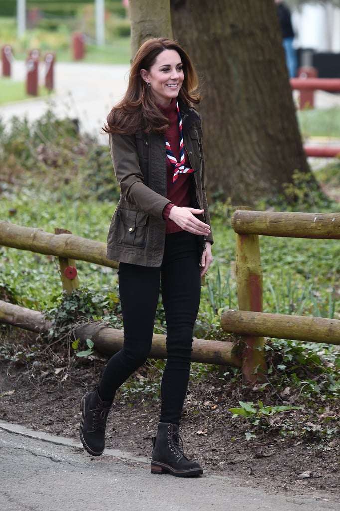 Kate Middleton Visits With Scouts March 2019
