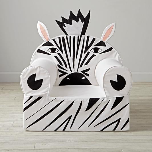 Large Zebra Nod Chair Cover