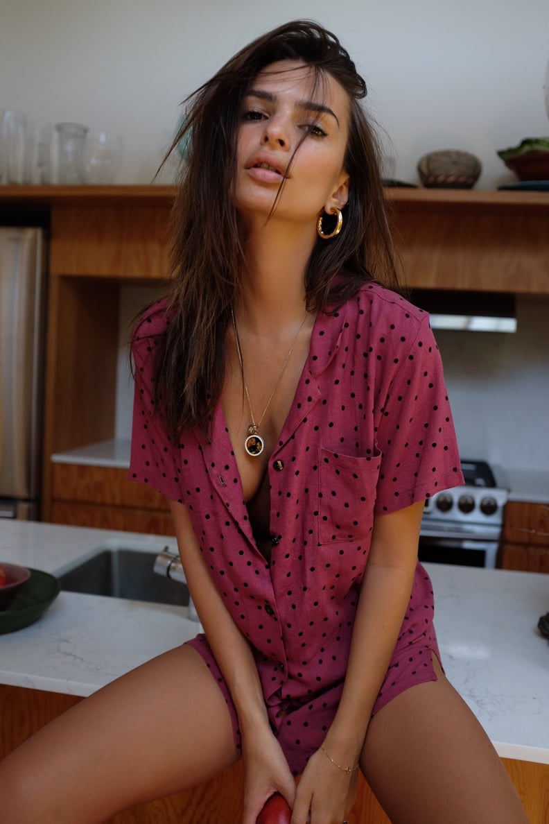 Inamorata El Camino Shirt in Raisin Dot