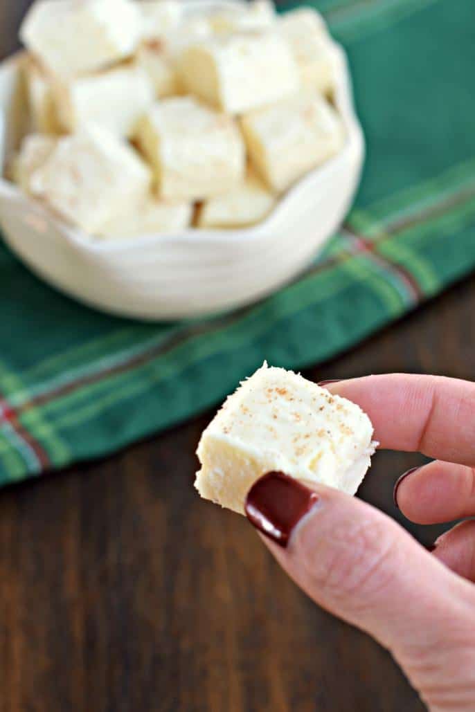 Eggnog Fudge