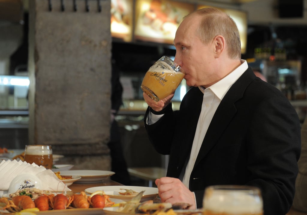 Russian leader Vladimir Putin headed to a Moscow bar for Labor Day in 2013.