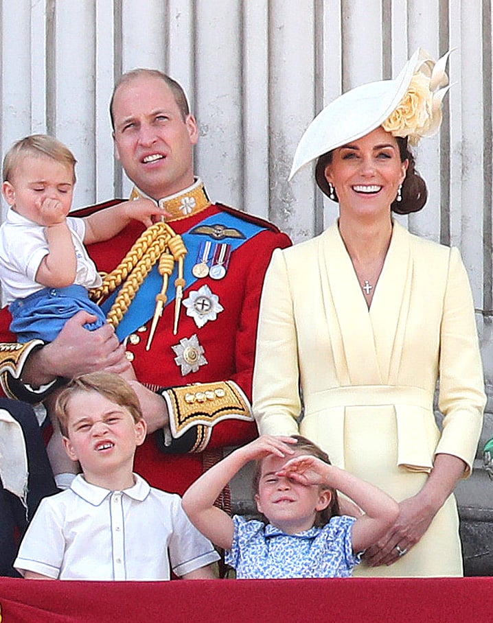 Prince Louis Sucking His Thumb At Trooping the Colour 2019