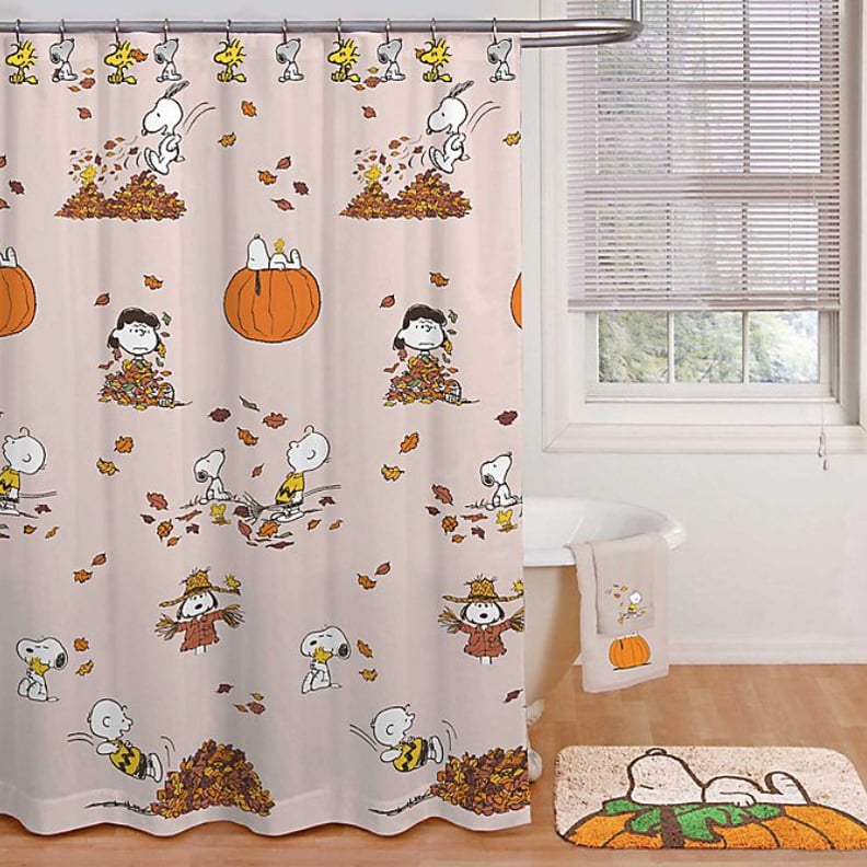 Peanuts Harvest Shower Curtain