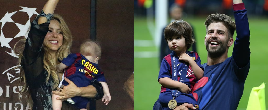 Shakira and Gerard Pique's Son Milan Lifts Trophy